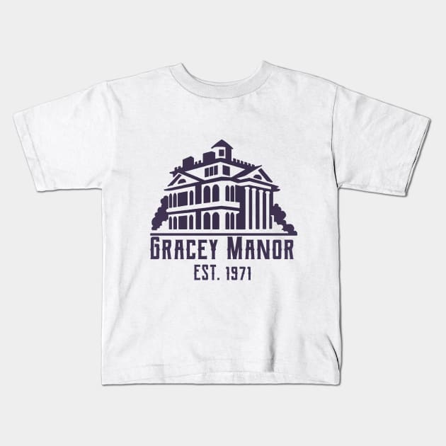 Gracey Manor - WDW Kids T-Shirt by ijsw